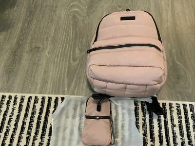 Ted Baker Mochila de Nylon con Cremallera Mini Bolsa Estuche para Teléfono Rosa O/S Foto 1 de 4