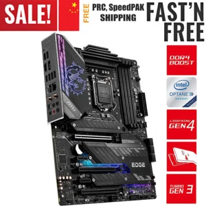 LGA 1200 MSI MPG Z590 Gaming Edge WiFi Motherboard DDR4 M.2 Wi-F DP/HDMI RGB - Picture 1 of 14