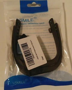  Fit Bit I-SMILE 2 PIECE REPLACEMENT BANDS S BLACK New Sealed - Picture 1 of 4