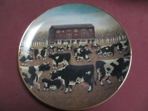 FRANKLIN MINT American Folk Art Collection Spring Pasture Collector Plate - Picture 1 of 2