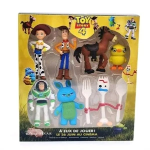 7Pcs Disney Toy Story 4 Buzz Lightyear Woody Jessie 2.5" Play Figure Model Doll - Picture 1 of 6