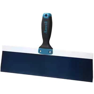 Anvil 14 in. Blue Steel Taping Knife with Soft Grip 5 in. Handle - Image 1 of 3
