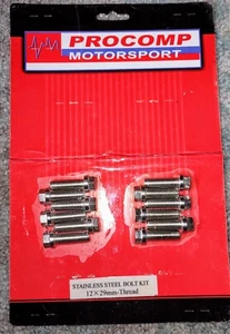 12 - ProComp 12x29mm Stainless Steel Header Bolts - Bild 1 von 6