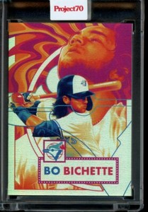 2021 Topps Project 70 Card #276 Bo Bichette 1952 by Matt Taylor Rainbow Foil /70