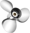 11 1/8 x 13 Stainless Steel Boat Propeller For Yamaha Outboard 40-60 HP 13 Tooth