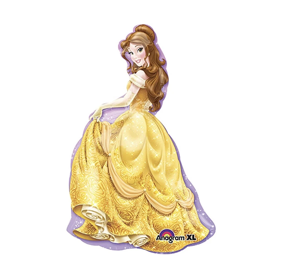 Disney Princess Belle SuperShape Jumbo Birthday Balloon 32" Party Favor Supplies - Image 1 of 2