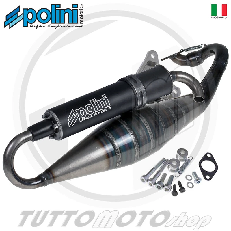 MARMITTA POLINI FOR RACE 4 200.0297 APRILIA SR RALLY SONIC CON MOTORE MINARELLI