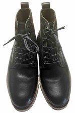 HELM Muller Zind Boots Black leather Men's size 9.5 M MSRP $295 BRAND NEW