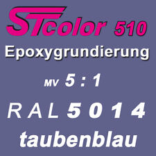 Produktbild - 1,2 kg STC 2K EP Grundierung Epoxy 5:1 RAL 5014 taubenblau Set inkl. Härter