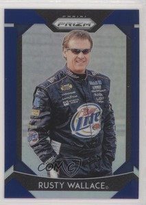 2019 Panini Prizm Blue Prizm /75 Rusty Wallace #50 HOF