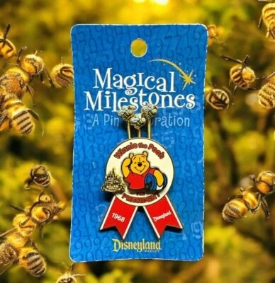 Disneyland - Magical Milestones - 1968 - Winnie the Pooh For President Pin - Image 1 of 3