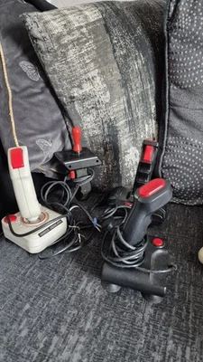 Joystick bundle x 4  - Commodore Atari , Amiga - FAULTY for spares/repair - Image 1 of 4