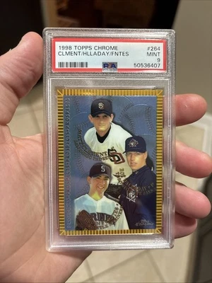 1998 Topps Chrome Roy Halladay Rookie RC PSA 9 #264 - Image 1 of 2