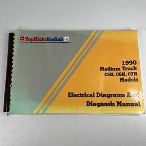 1990 GMC Medium truck C5H, C6H, C7H Kodiak Topkick Wiring Diagrams Electrical - Bild 1 von 11