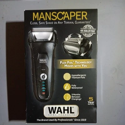 Manscaper Rechargeable Waterproof Wet/Dry Flex Hypoallergenic Foil Shaver  - Image 1 of 4