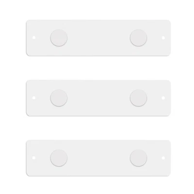 Three by Three Magnetic Strip Bulletin Board Long Wide – 12" x 3" Metal Organ... - Image 1 of 4