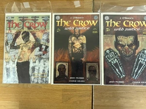 The Crow: Wild Justice 1-3 - Complete Set - Kitchen Sink Comics - Picture 1 of 3