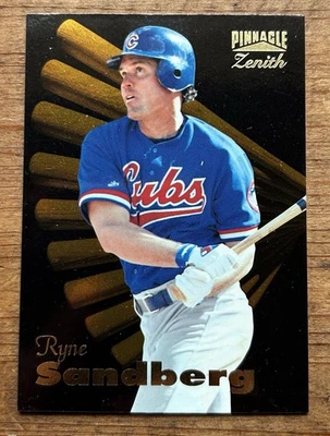 Ryne Sandberg 1996 Pinnacle Zenith #16 NM/Mint HOFame Chicago Cubs HOF MLB - Image 1 of 2