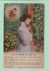 Bamforth - Life's Dream Is Over - Card (3) - Set 4854 - Unp - Picture 1 of 2