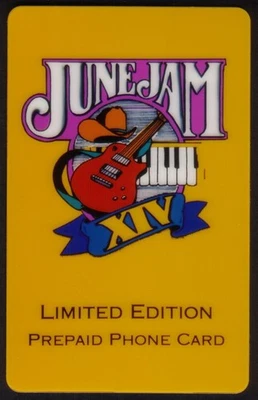 20u June Jam 14 (june 10, 1995) Coca-Cola Coke Logo On Reverse Phone Card - Image 1 of 2