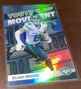 2022 Panini Prestige Youth Movement Xtra Points Platinum /25 Elijah Moore #YM-14 - Picture 1 of 3