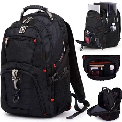 HERREN 17,1 Zoll Laptop Rucksack/Notebook Tasche/Rucksack Rucksack BE - Bild 1 von 4