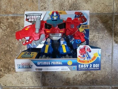 New Transformers Playskool Rescue Bots Optimus Primal 2013  - Image 1 of 4