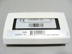 Micrófonos DPA DAD6001 Adaptador XLR de micropuntos a 3 pines con clip para cinturón - Imagen 1 de 4