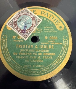 PAUL FRANZ Ttistan & isolde - le crepuscule des dieux / DISQUE PATHE - Picture 1 of 2