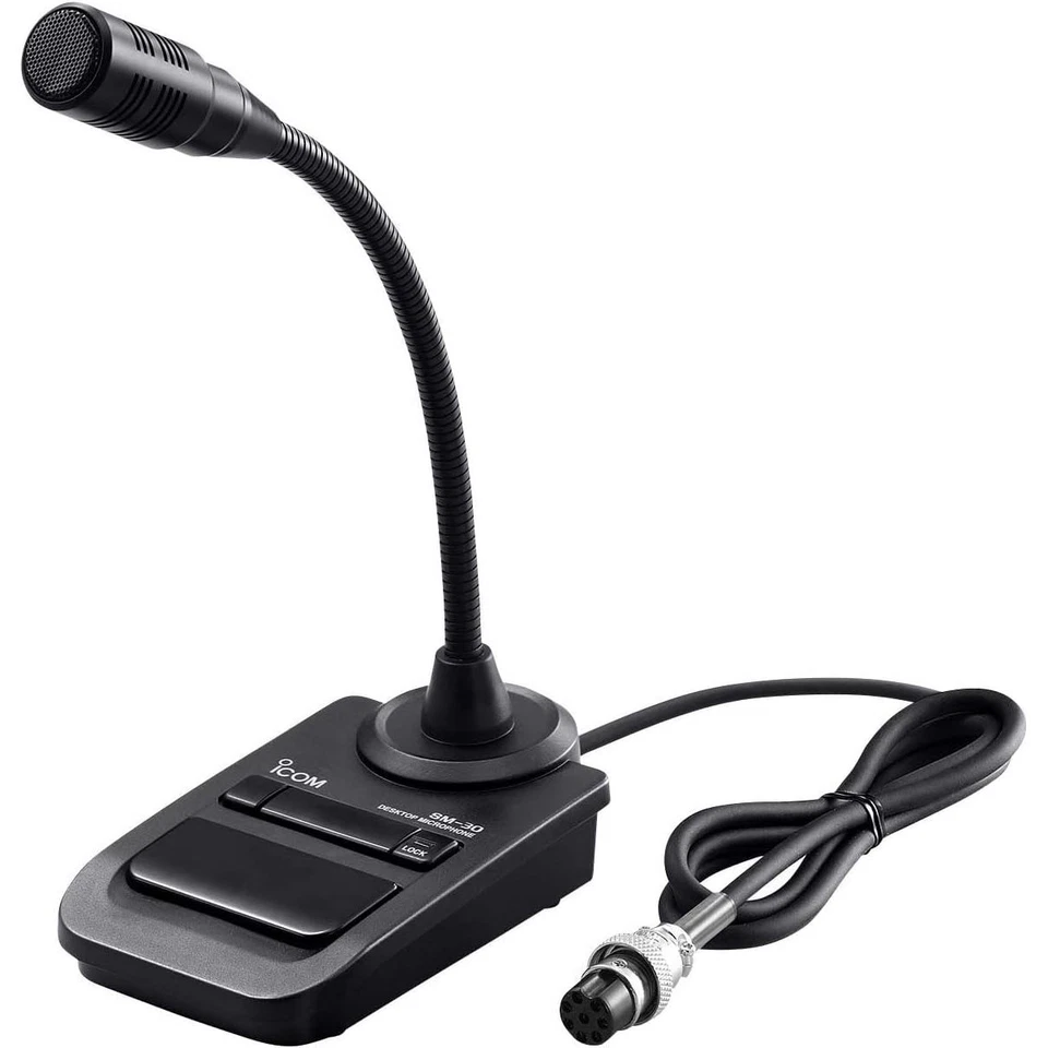 NUEVO ICOM SM-30 micrófono de escritorio para IC-7200 IC-9100 IC-7000... - Imagen 1 de 1