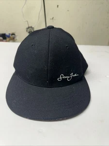 Gorra Sean John Negra Ajustada Talla 7 1/4 Usada Envío Gratis RN 109028 - Imagen 1 de 6