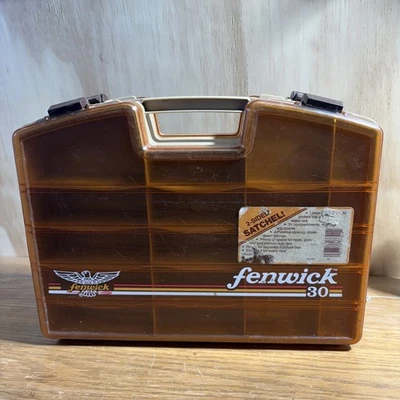 Caja de aparejos Fenwick 30 vintage Woodstream 2 caras buen estado Foto 1 de 4