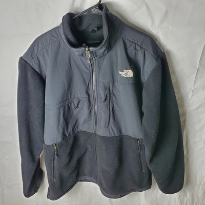 The North Face Jacket Men's XL Black Denali Polartec Fleece Hooded Full Zip AMYN - Image 1 of 4