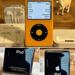 Apple IPod Classic 5th Gen 30K SONGS NEW IFLASH 256Gb SD+3000Mah+EXTERIOR Mod! - Picture 1 of 23