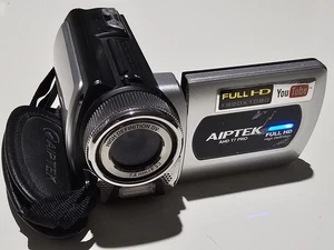 AIPTEK Pocket DV HD AHD T7 PRO CAMERA RECORDER MINI CAM WITH CHARGER BAG + CABLE - Picture 1 of 11