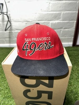 NFL NFL SAN FRANCISCO 49ers 90s Cap -- Cotton RED Men, 6 3/4 size  - Image 1 of 4