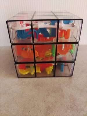Rubik’S Perplexus Fusion 3X3 Gravity 3D Maze Game Brain Teaser Puzzle Ball 4"X4" - Image 1 of 4