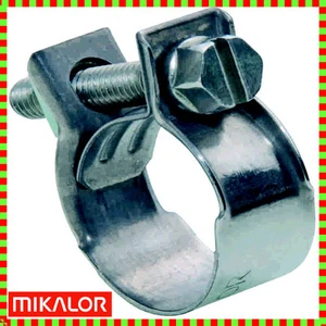 Abrazaderas de tubería diésel Mikalor W1 mini tuerca y perno de metal clip gasolina zinc - Imagen 1 de 20