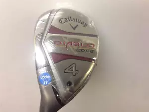 LADIES CALLAWAY DIABLO EDGE HYBRID RESCUE 4 IRON LADY GRAPHITE 24 DEG LEFT HAND - Picture 1 of 1