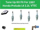 Air Filter, Oil Filter, PCV Valve,Spark Plugs Fit for 1997 Honda Prelude L4 VTEC