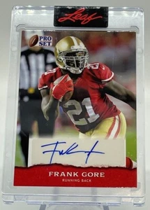 2022 Leaf Pro Set Sports Multi-Sport FRANK GORE Red Autograph #PSA-FG1 - Picture 1 of 2
