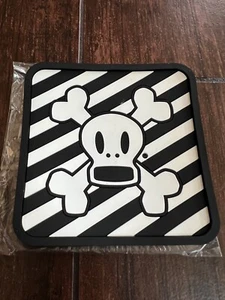 7 Paul Frank Skurvy Rubber Drink Coaster Black White - Picture 1 of 4
