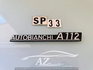 Fregio logo posteriore Autobianchi A-112 1° serie - Picture 1 of 1