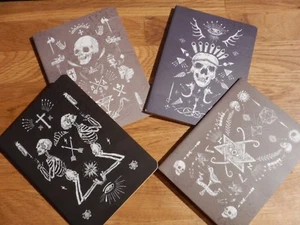 OCCULT MINI SKETCH PAD memo notebook journal paper gothic skull diary blank Y6 - Picture 1 of 9
