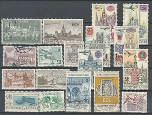 CZECHOSLOVAKIASELECTION HISTORICAL PACES & CASTLES USED STAMPS LOT(CESKO 842) - Picture 1 of 1