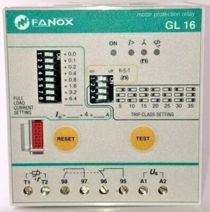 Fanox GL16 Integral Motor Protection Relay 3 - 10hp (115V Aux) - Picture 1 of 7