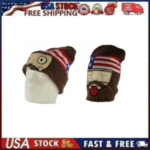 DUCK DYNASTY Flip-Down Beanie with Reveal See-Through Mesh Mask (section 1) - Picture 1 of 10