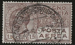 1926 Regno d'Italia - 1,20 L. Posta aerea ottima centratura usato firma Carraro - Imagen 1 de 2
