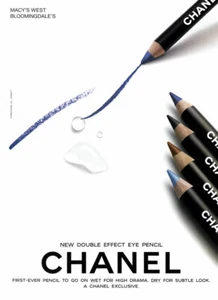 Chanel 1998 maquillaje lápiz de ojos 1 página anuncio de revista - Imagen 1 de 1