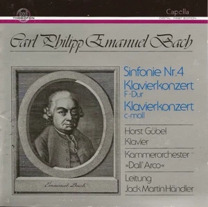 CPE Bach - Sinfonie Nr. 4, H.Göbel, D.Arco, J.Martin Händler (CD) 1994, Germany - Picture 1 of 2